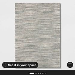 7'x10' Woven Area Rug Gray - Threshold™