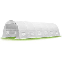 New in box 26' x 10' x 6.6' Greenhouse Large Gardening Plant Green House Hot House Portable Walking in Tunnel Tent, White