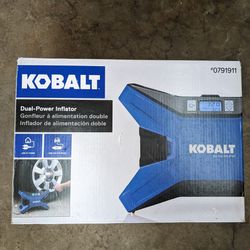 Kobalt 120v & 12v Portable Air Compressor Inflator Tire Pump