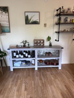 Console Table And Shelves