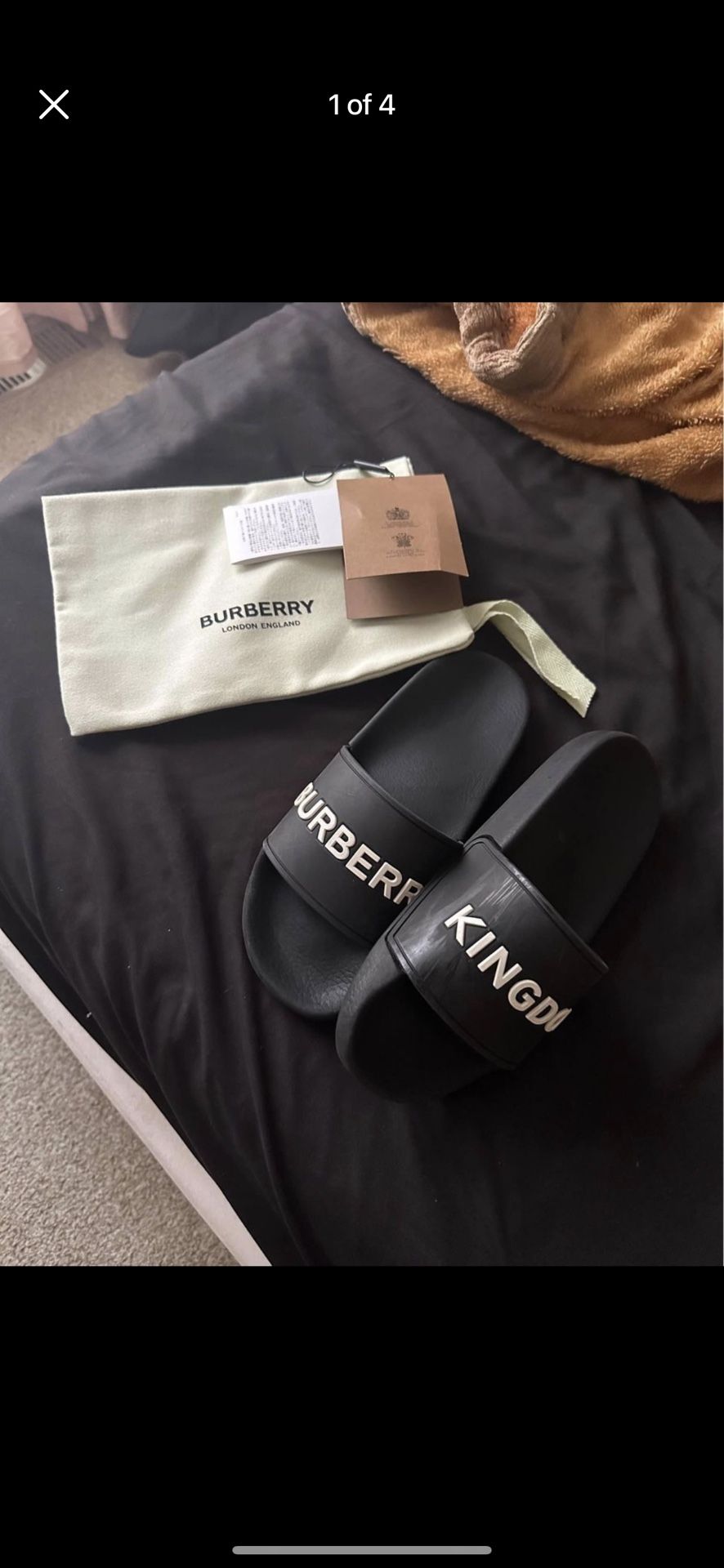 Burberry Kid Slides Sz 5 