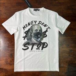 Money Dont Stop Tee Sz Various Color: Black | Size Medium Mens