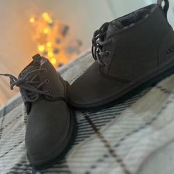 UGG Grey Suede Boots 