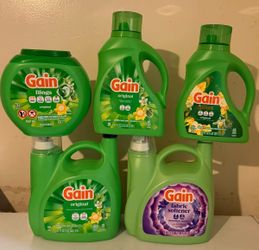 Gain laundry detergent bundle