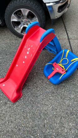 Swing and slide.
