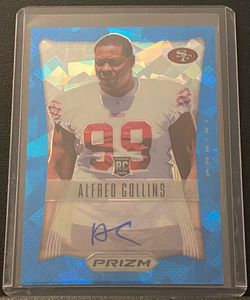 2025 Panini Prizm Alfred Collins Rookie Retro 2012 Signatures Blue Ice #45/99