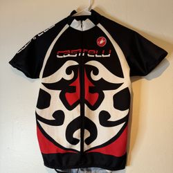 Castelli Cycling Jersey Womens Medium Zip Up Biking