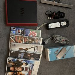 Nintendo Wii Mini console with games