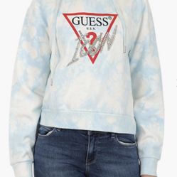 Guess Icon Rhinestone Women Hoodie for Sale in Los Angeles CA