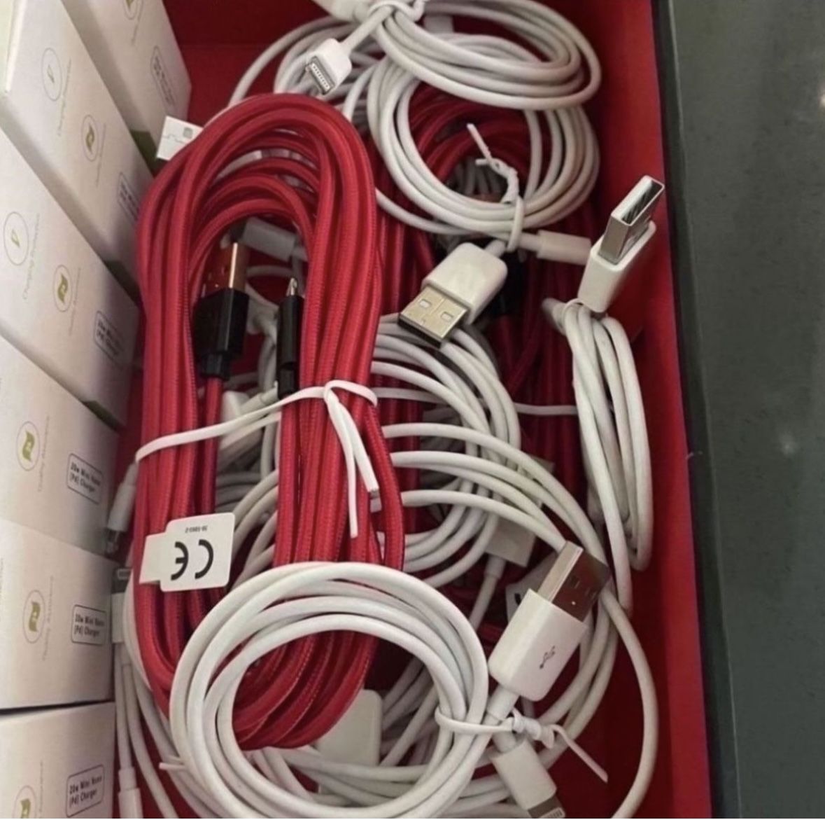 iPhone Chargers.   8 For $12.00 