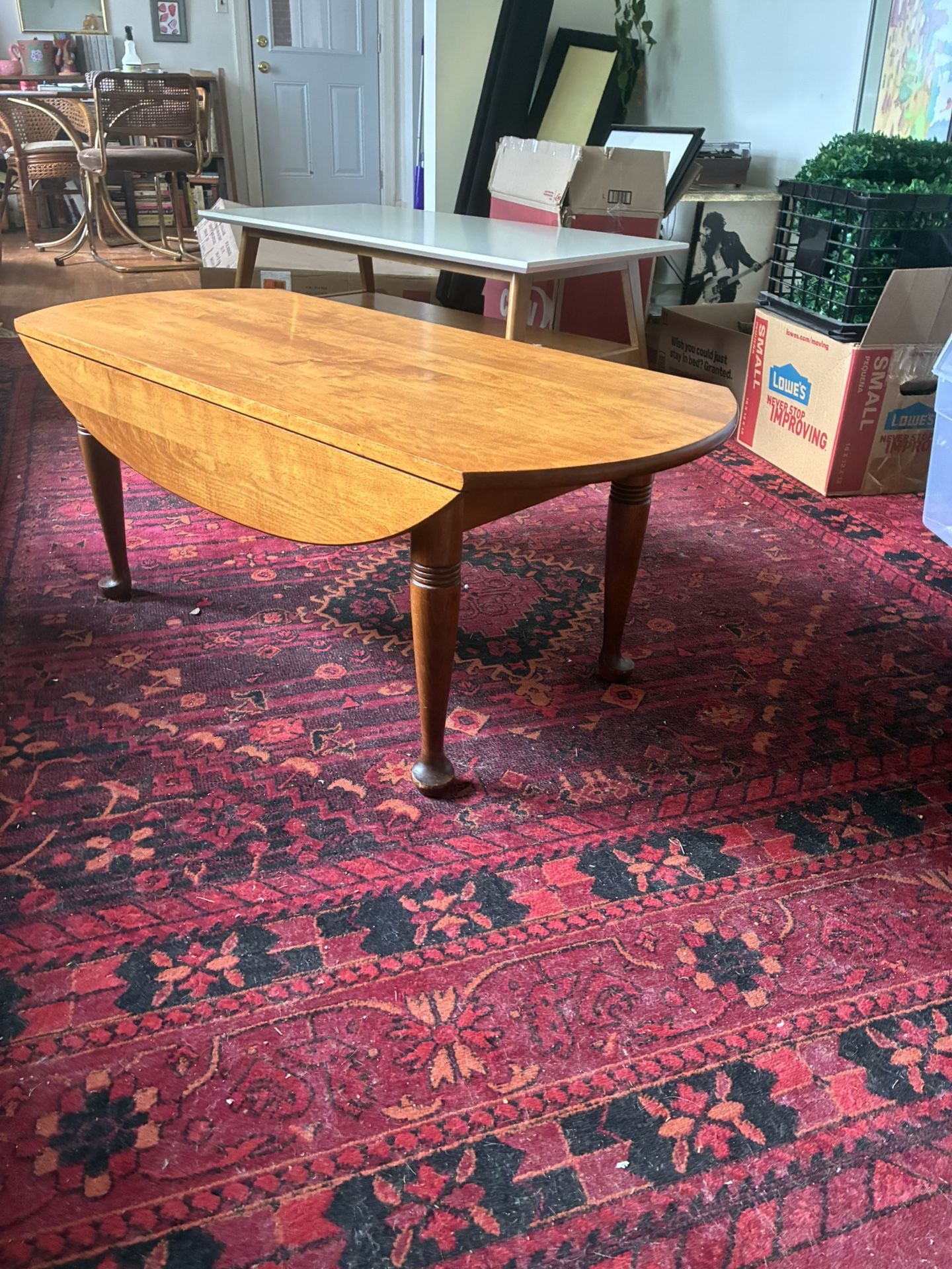 Vintage Mid Century Colonial Coffee Table