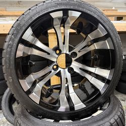 Golf cart 14” wheels and tires