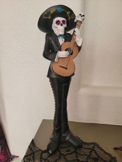 Day of the Dead Mariachi Skeleton Figurine