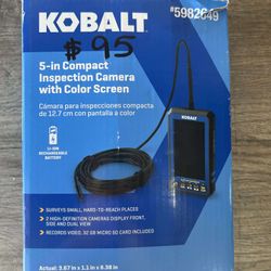 Kobalt 5in Compact Inspection Camera With Screen