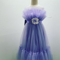 Purple  Dress