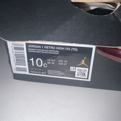 10 C Brand New Children Jordan 1 Retro High Og