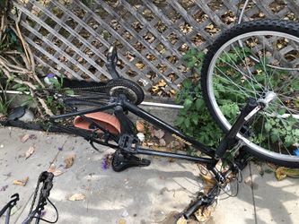 2 mountain bikes