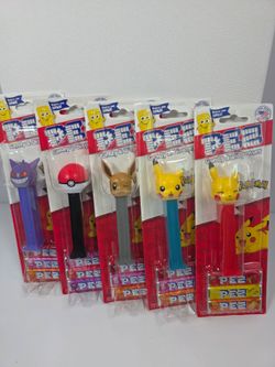Pokémon PEZ Candy & Dispenser Lot of 5 - Brand New