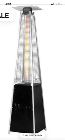 🔥 NEW IN BOX – Pyramid Glass Tube Patio Heater  🔥