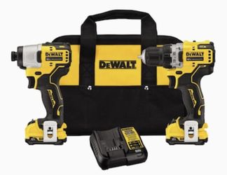 DEWALT XTREME 2-Tool 12-volt Max Brushless Power Tool Combo Kit with Soft Case (Charger Included and 2-Batteries Included)