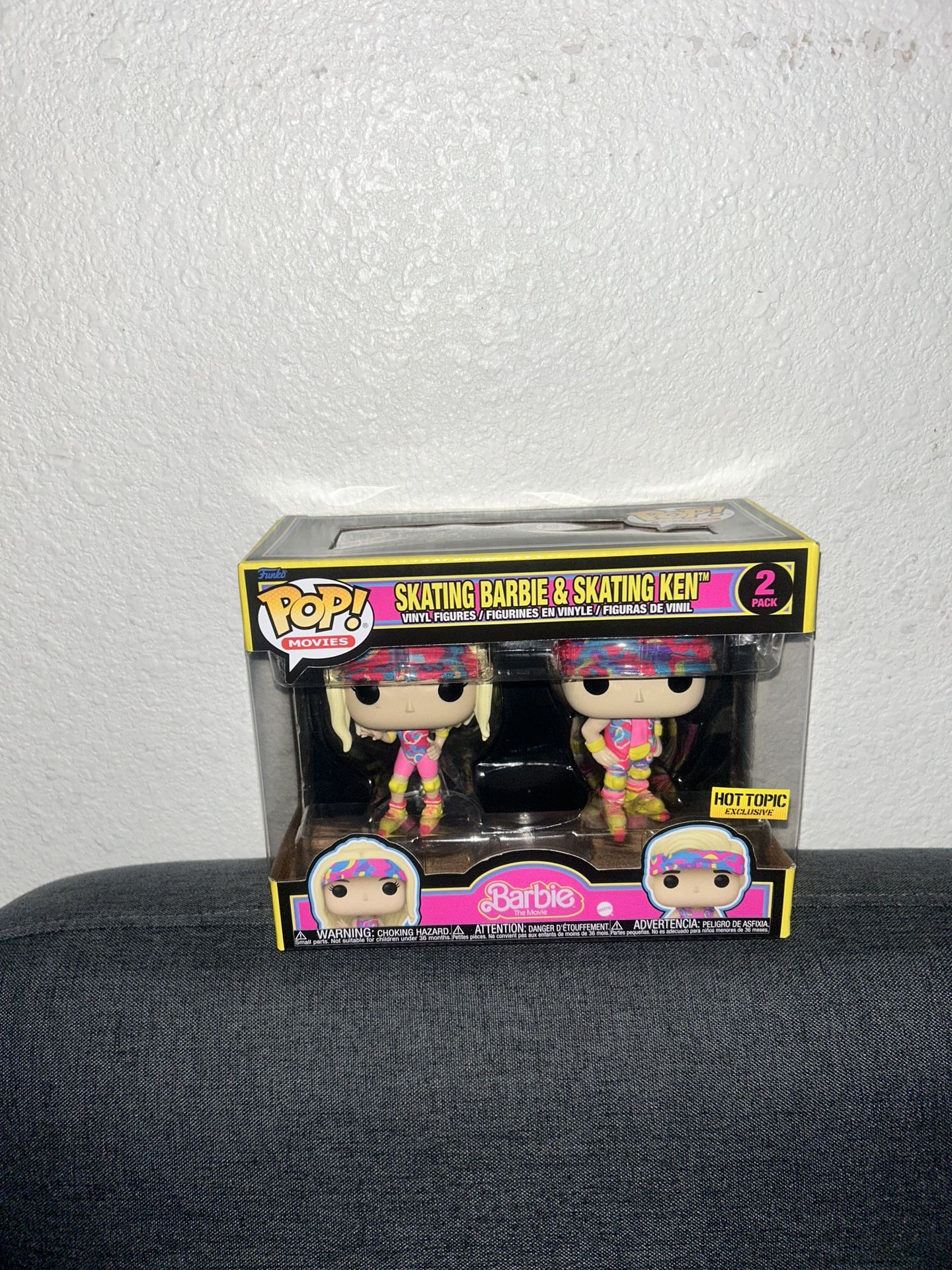 Funko Pop! Barbie Movie Skating Barbie Ken Funko Pop Hot Topic Exclusive