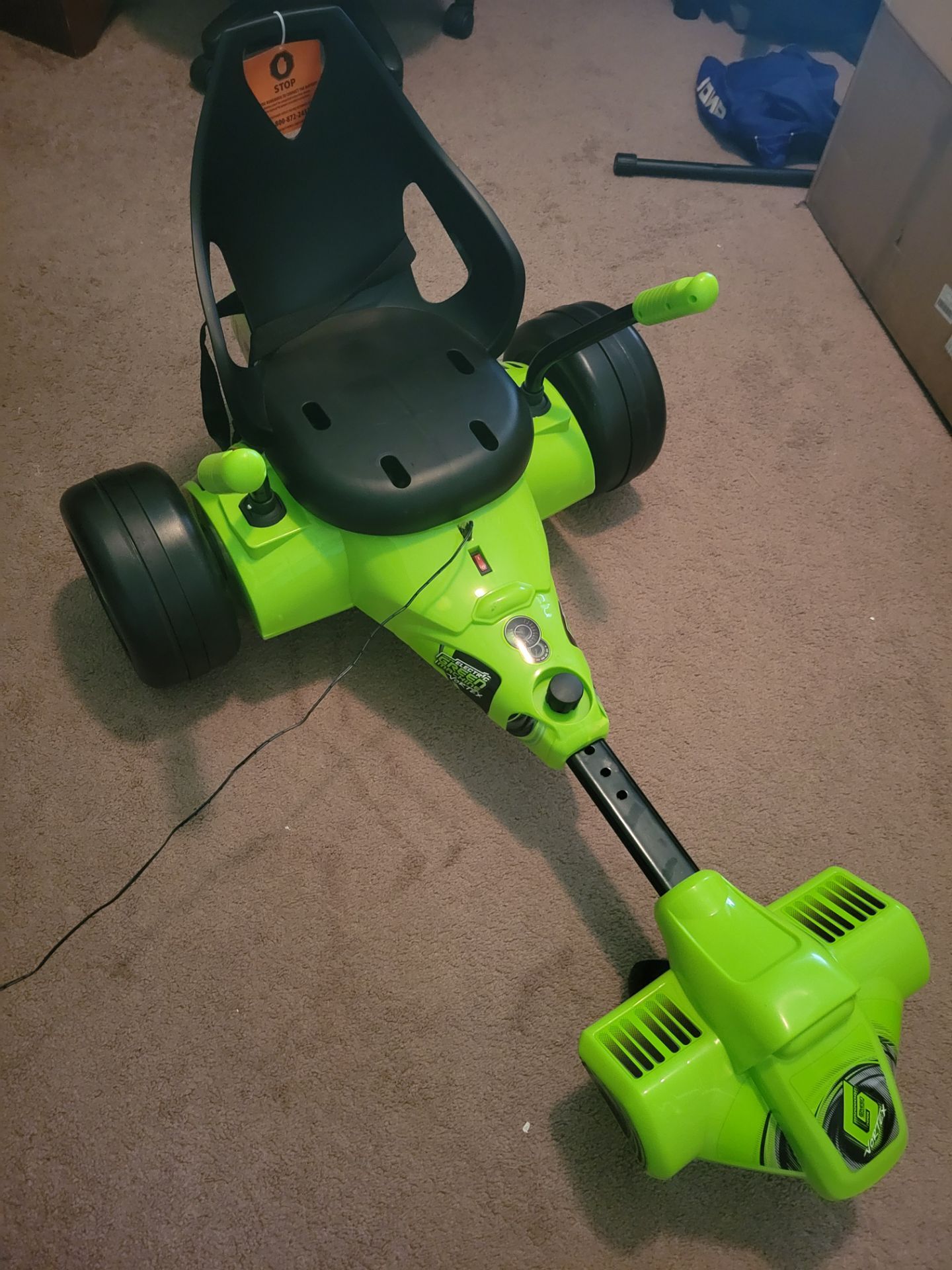 Huffy green vortex battery electric