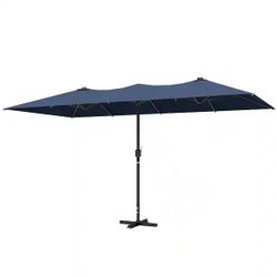 Brand new 15 foot patio umbrella with base