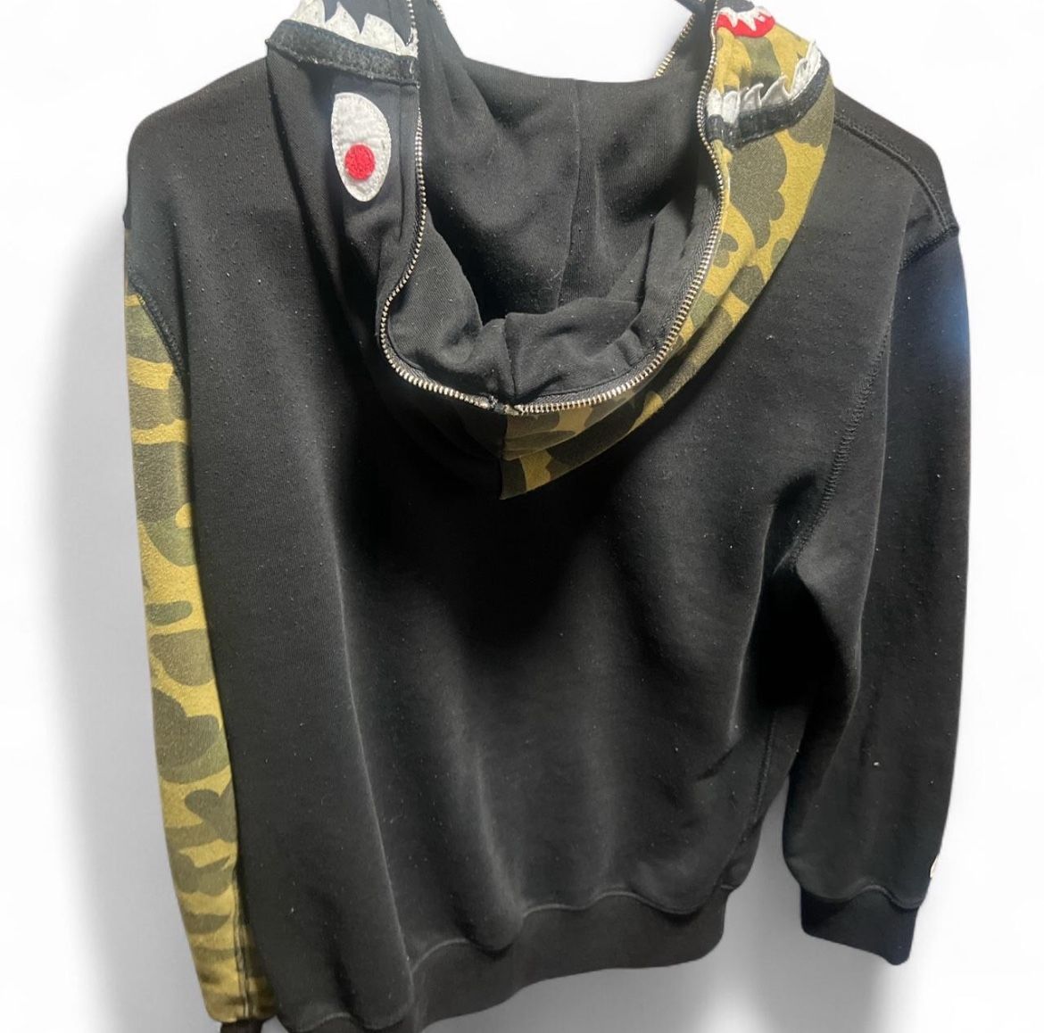 Black and Camo Bape hoodie