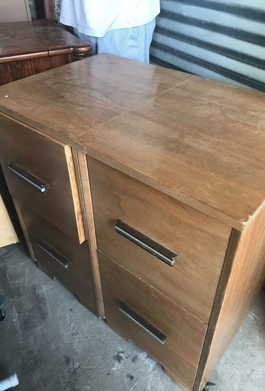 Double File Mid-Century Cabinet