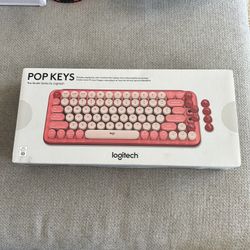Logitech Popkeys Pink Keyboard NEW
