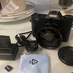 Digital Camera 4k For Videos And Photography 