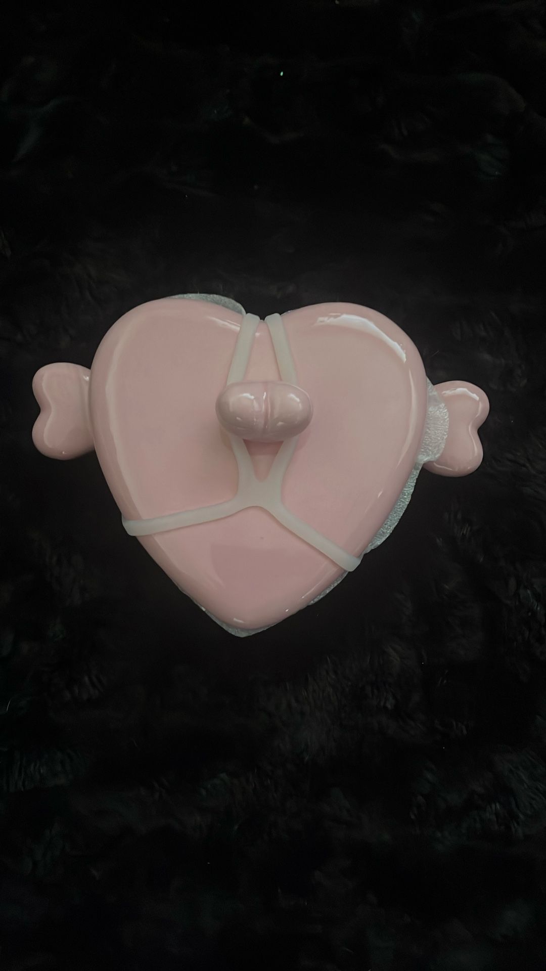 Pink Heart Pot