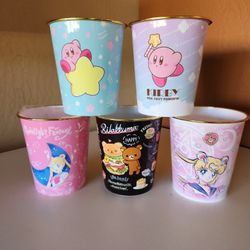 $25 Each Kirby, Sailor Moon, And Rilakkuma Kawaii Trash Cans From Japan 
