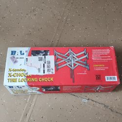 X Chocks for wide Axle Travel Trailers 
