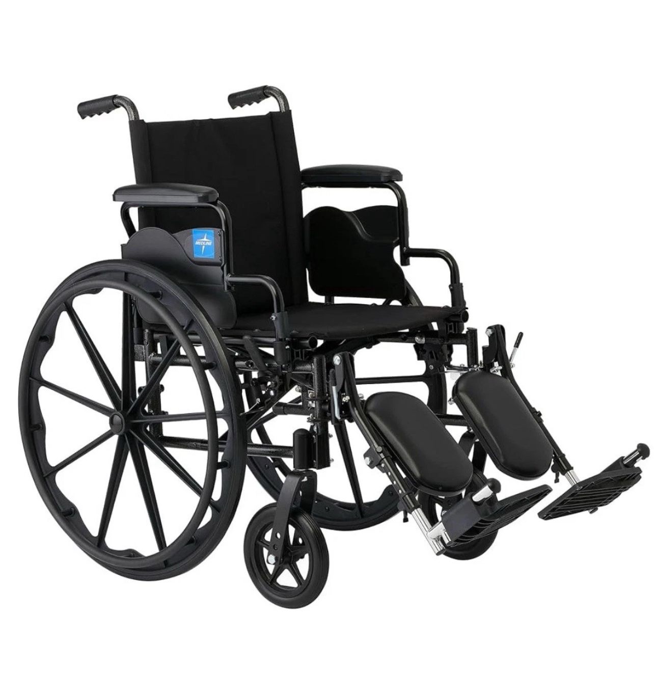 Medline Lightweight Wheelchair for Adults With Swing-Back, Desk-Length