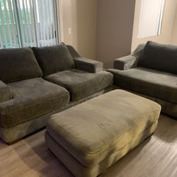 Sofa Set with Ottoman