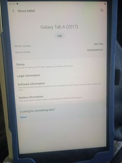 Samsung tab a tablet