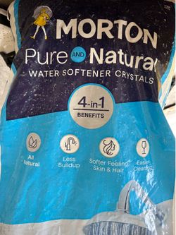 Morton Pure and Natural Water Softner Crystals 40lb
