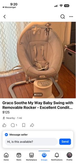Graco Soothe my Way baby swing