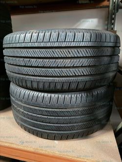 U874  275 40 22 107W  Goodyear  Eagle Touring  2 Used Tires 90% Life 