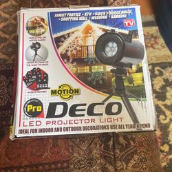 Deco LED projector light 