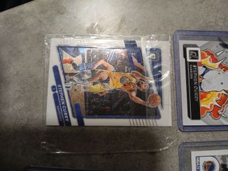 Lot of 6 steph curry cards all milit of 6 steph curry cards all in plastic all mint or betternt or better all in plastic