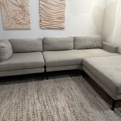 West Elm 3-piece Sectional Couch