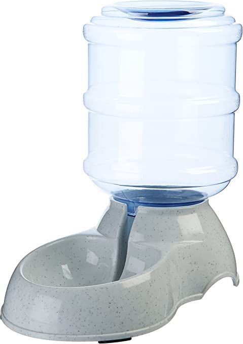 Gravity pet water dispenser,  1 gallon capacity