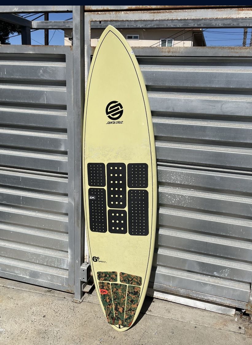 Santa Cruz 6' 6” Epoxy Surfboard pumpkin seed - joarbit.com