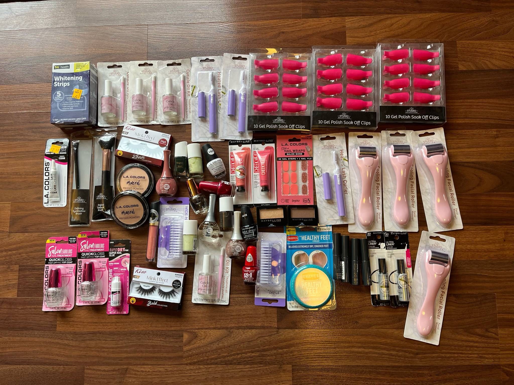 Variety is of Beauty and Make Up Items, Nails, Face, Eye Lashes. Pick 10 for $12.