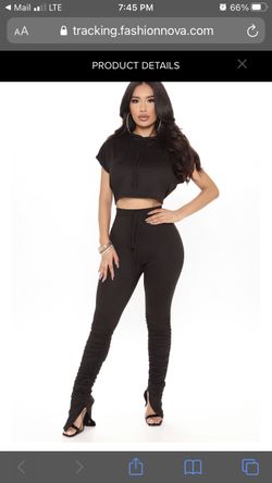 Fashion Nova : Let’s Get Physical 2 Pc Pant Set