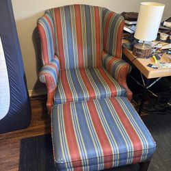 Chair with Ottoman 