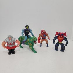 Lot Of 5 He-Man MOTU Vintage Action Figures Mattel