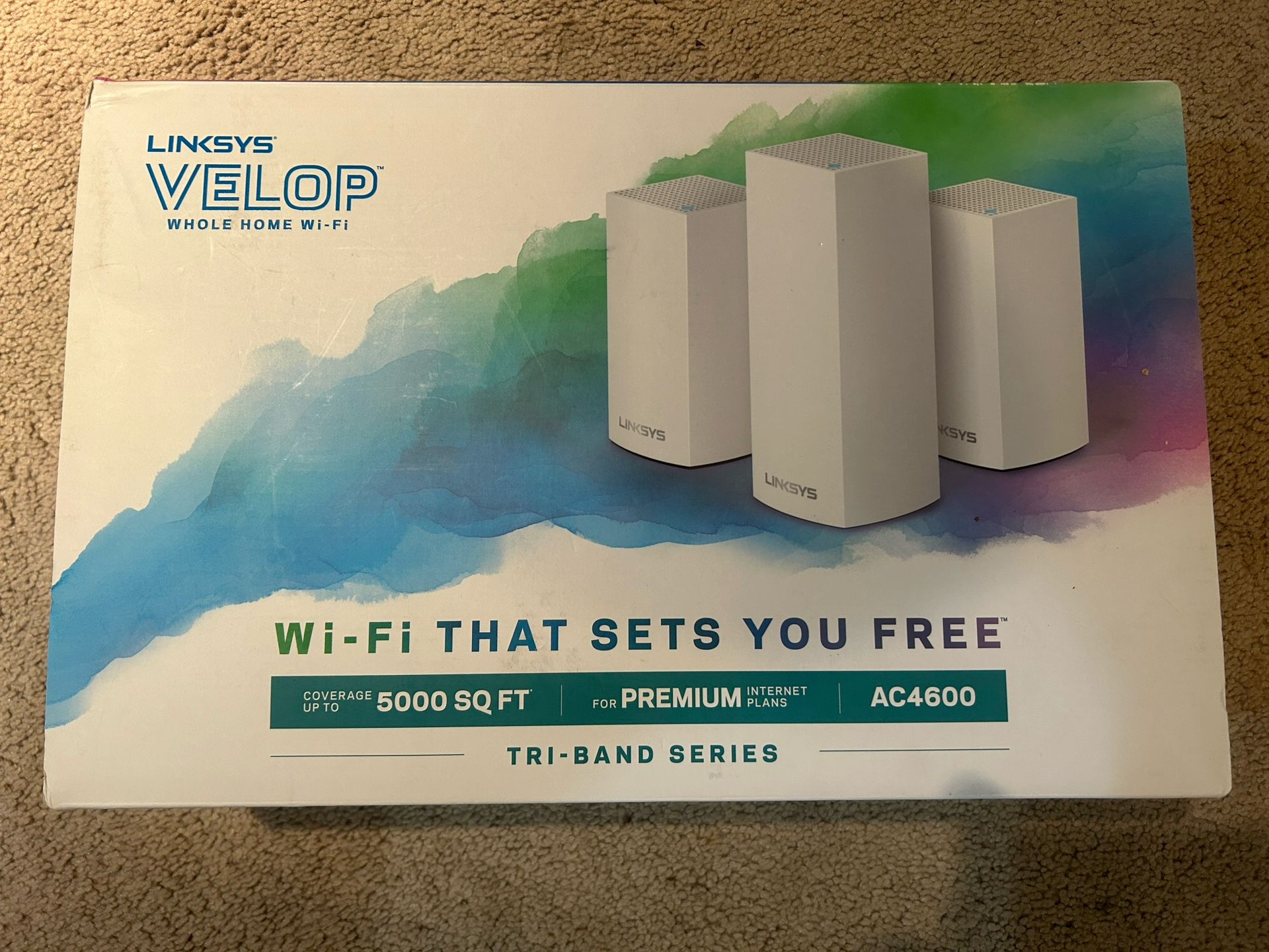 Linksys Velop AC4600 Router/Whole Home Wi-Fi